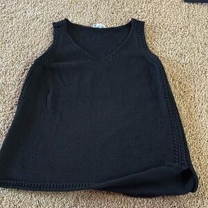 Sweater tank top